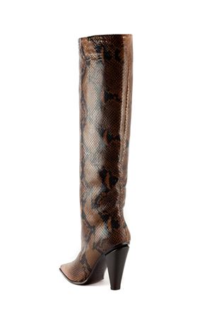 Uriel snake print leather high boot ROBERTO FESTA | URIELCOFFEE